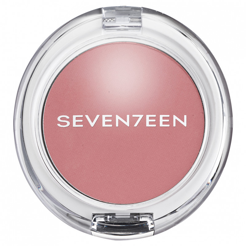Румяна матовые компактные Natural Matte Silky, тон 13 естественный румянец от Seventeen + 1