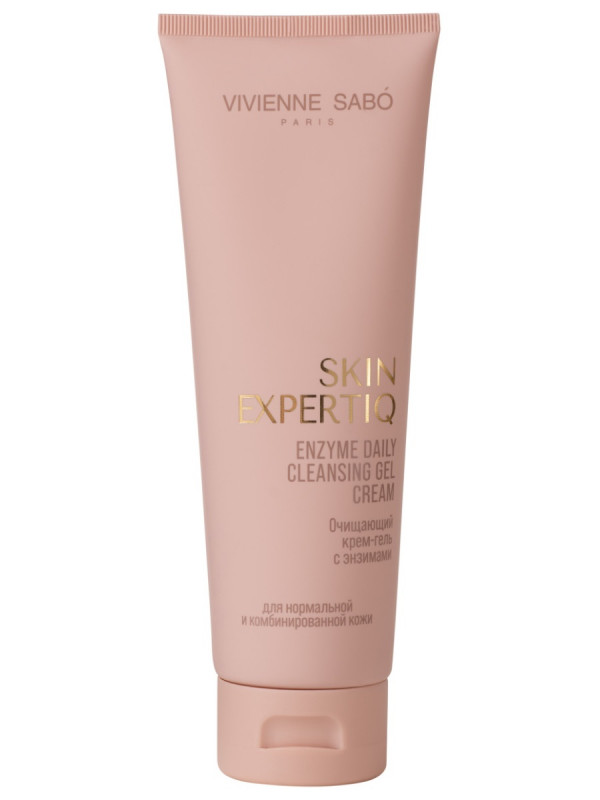 Skin Expertiq Очищающий Крем-гель для умывания с энзимами 120мл от Vivienne Sabo + 1