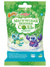 Магическая пенная соль Зеленая 100г