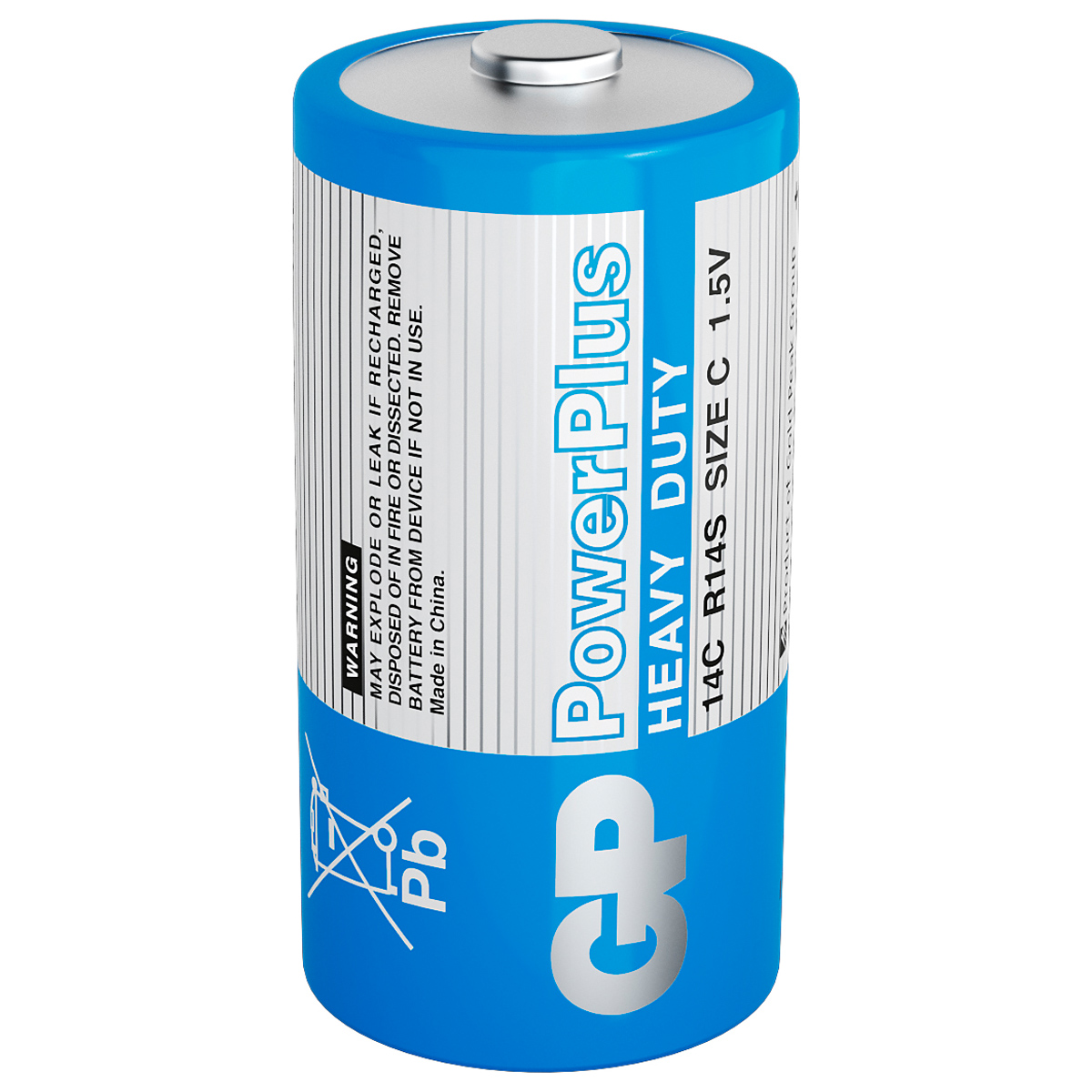 Батарейки солевые R14 C 2шт от GP Batteries + 3