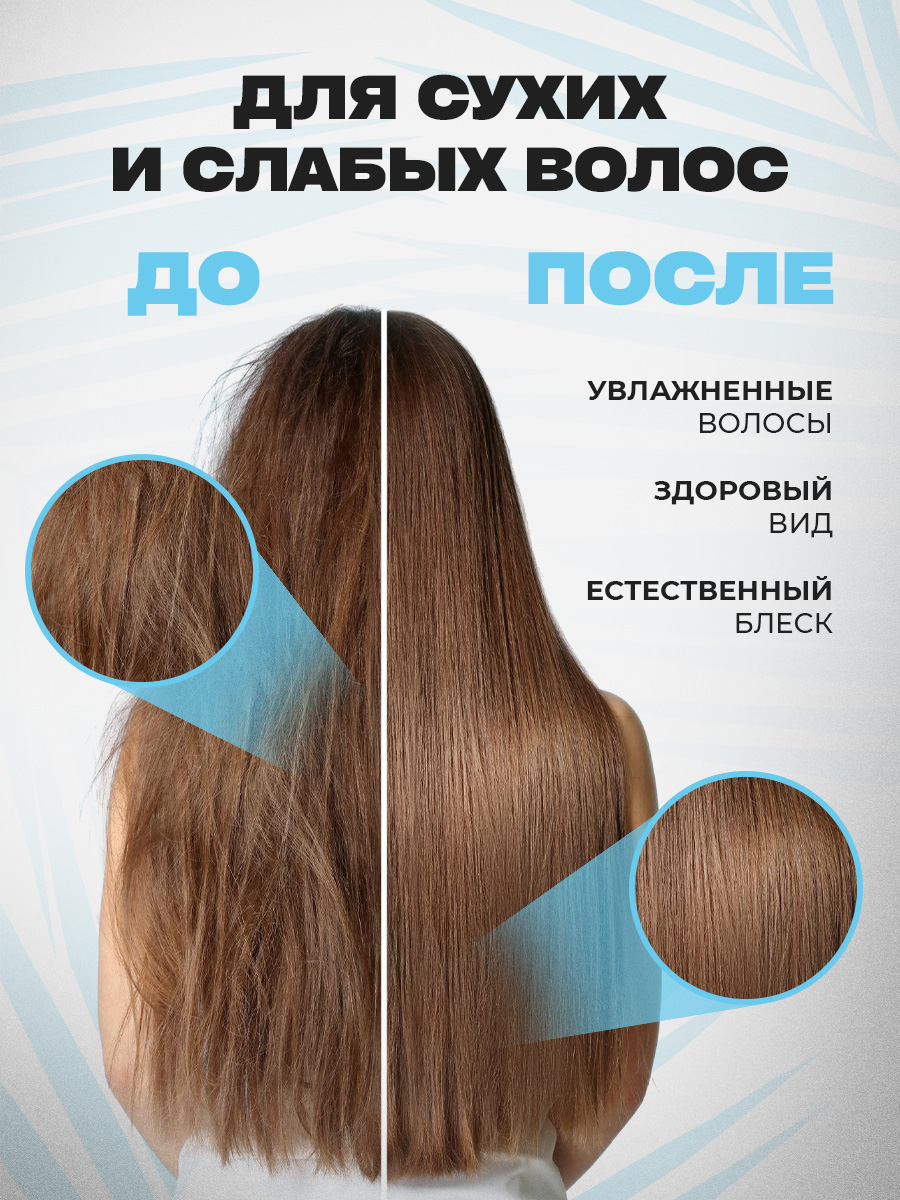Шампунь-кондиционер для волос 2в1 Keratin Кератиновый уход 1000мл от EXXE + 4