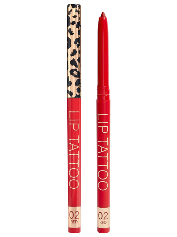 Карандаш для губ автоматический, тон 02 red от Stellary + 1