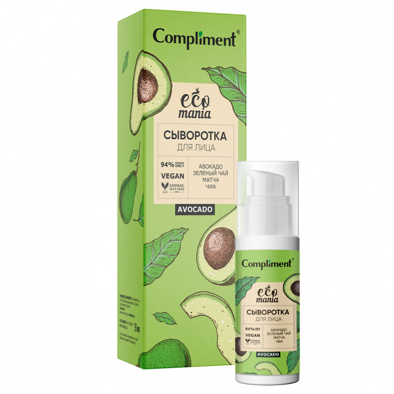 Ecomania Сыворотка для лица 50мл от Compliment + 1