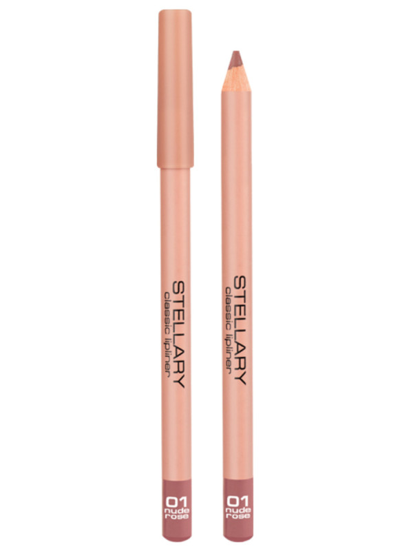 Карандаш для губ, тон 01 nude rose / дымчато-розовый от Stellary + 1