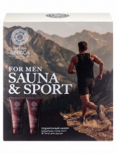 Набор для мужчин Sauna&Sport (Гель для душа 200мл + Шампунь 200мл)