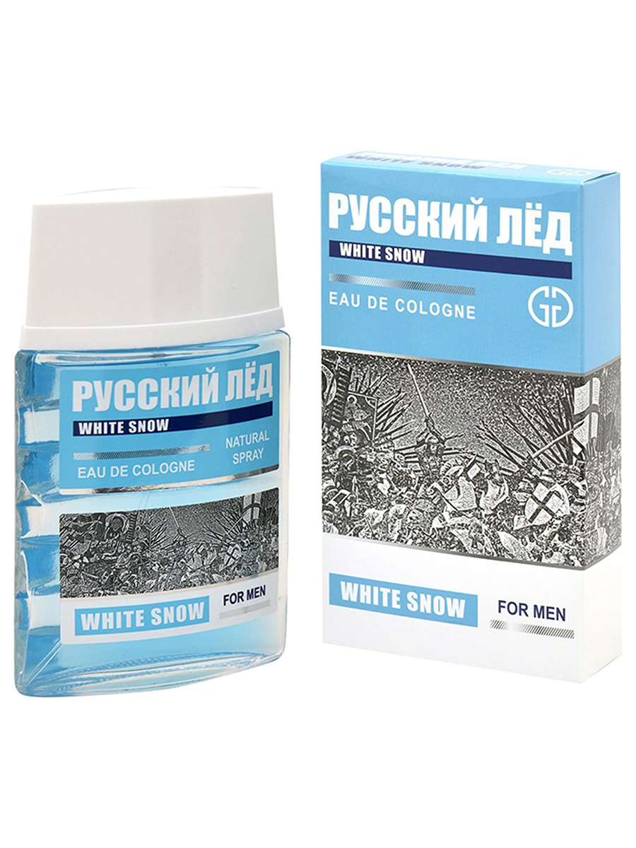 Одеколон мужской Русский лёд White Snow 60мл от Gianni Gentile + 2