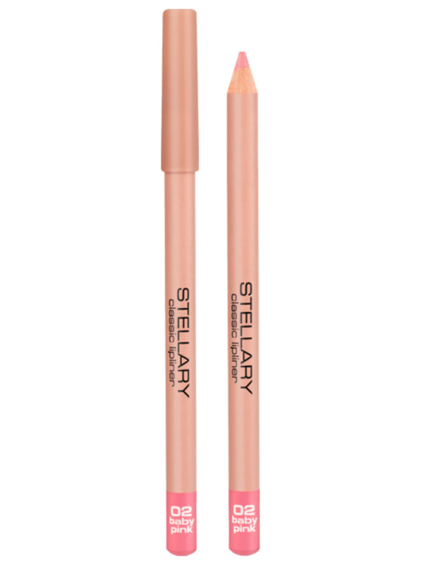 Карандаш для губ, тон 02 baby pink / розовый от Stellary + 1