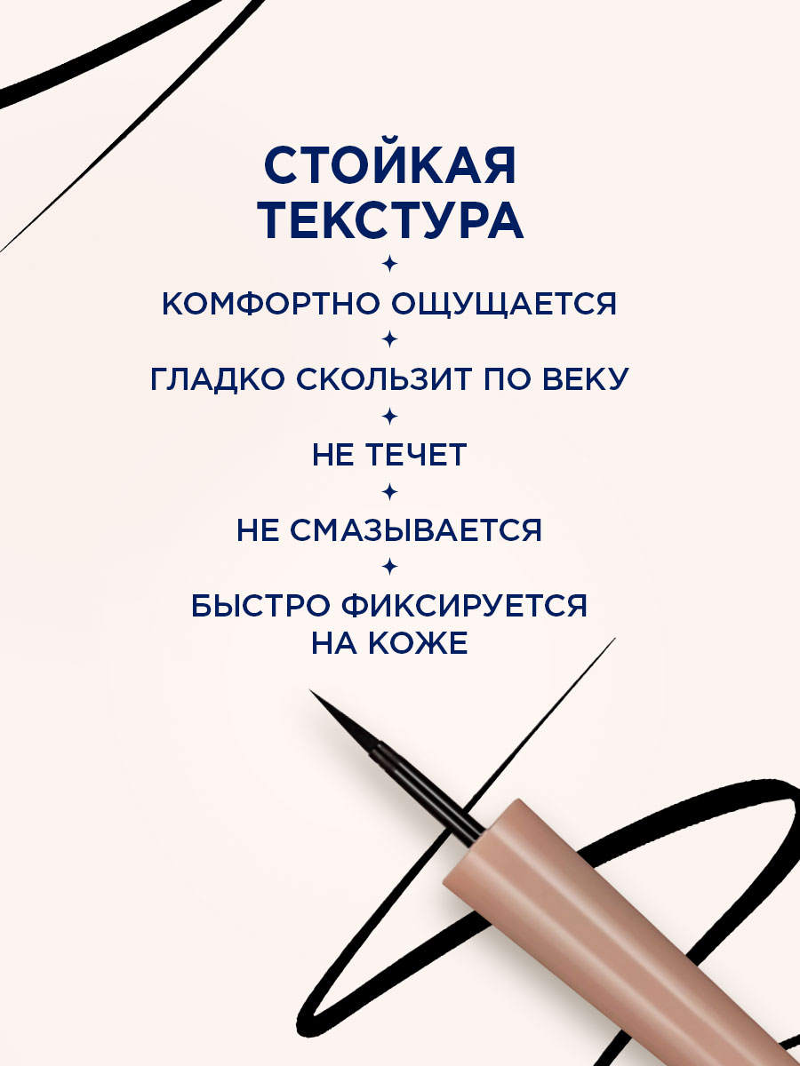 Подводка для век супер черная Super Ink, тон 01 черный от SHU + 5