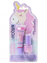 Little Unicorn Набор косметики (бальзам для губ + лак для ногтей)