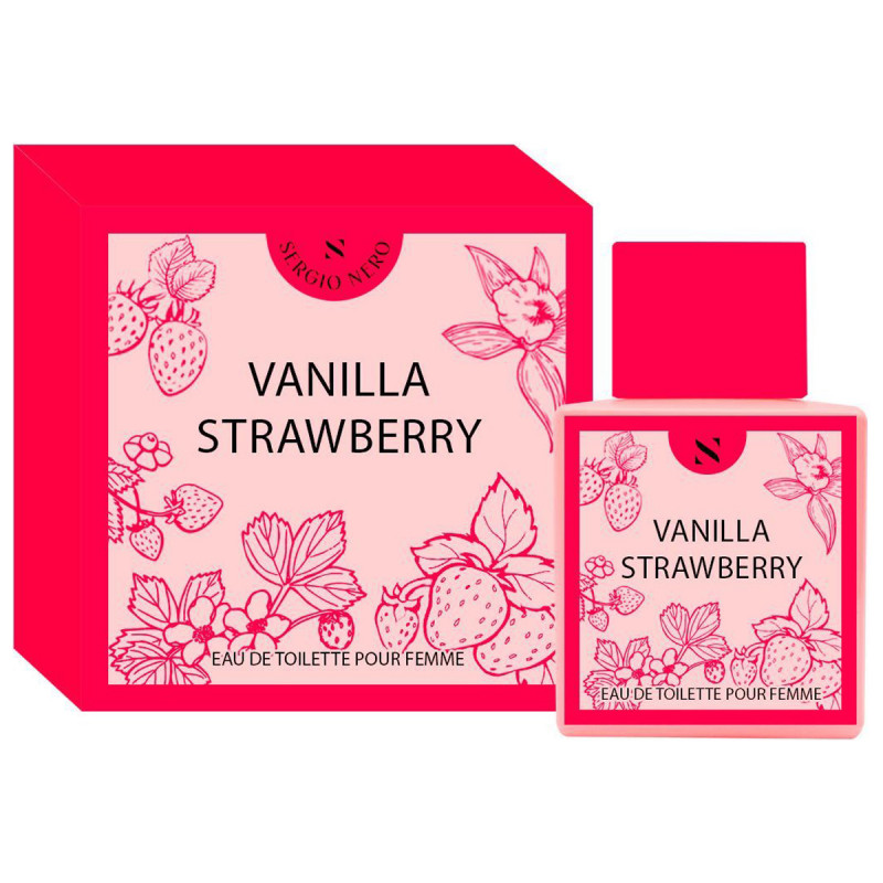 Туалетная вода женская Vanilla Strawberry 50мл от Sergio Nero + 1