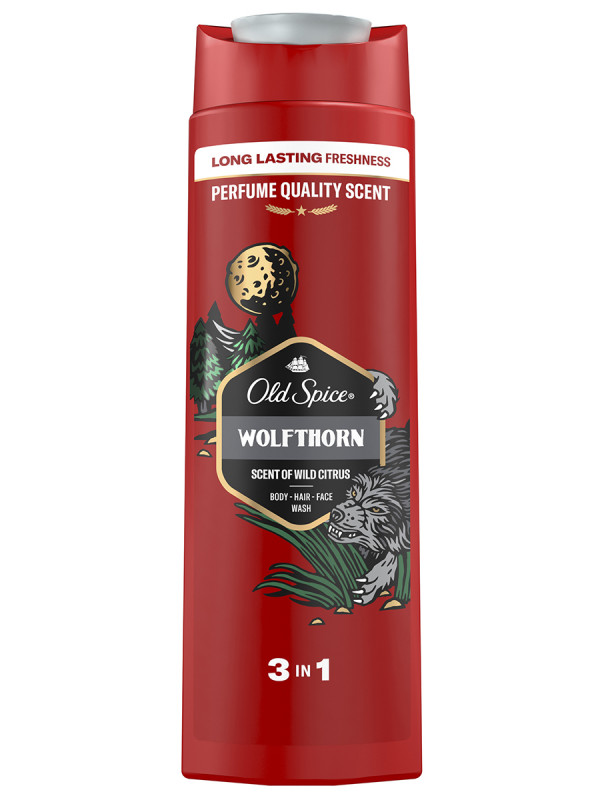 Гель для душа Wolfthorn 400мл  от Old Spice + 1