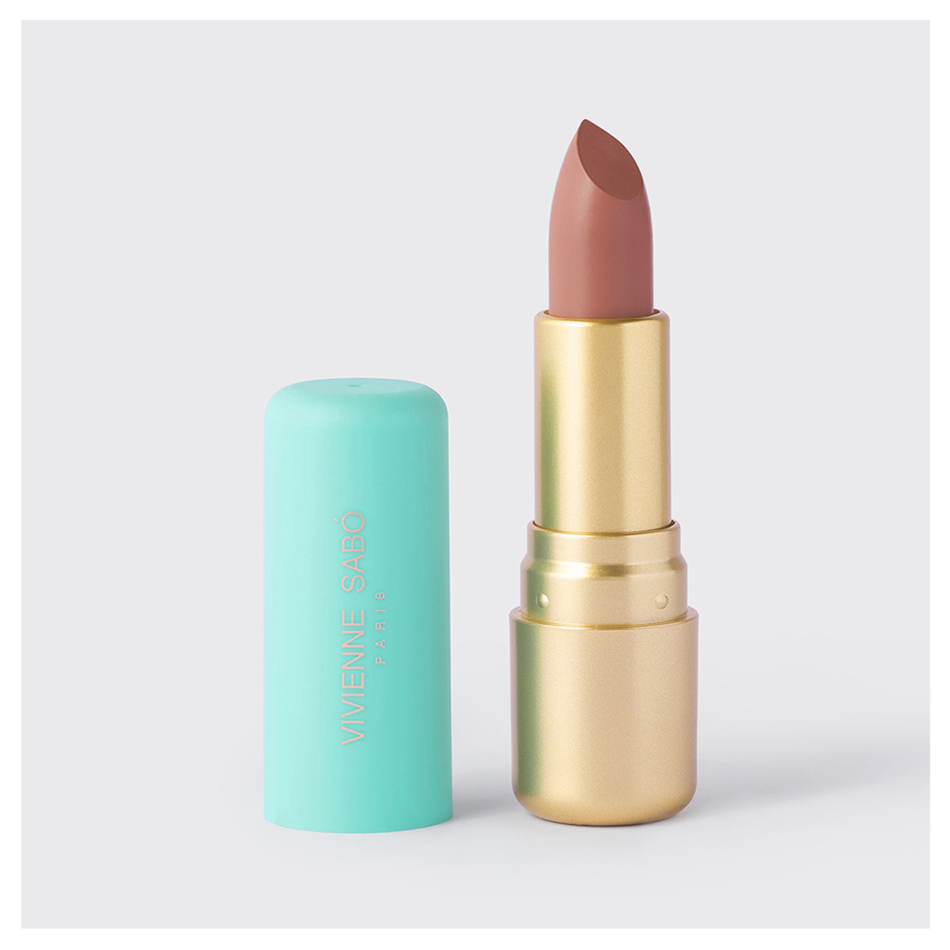 Помада для губ Nude Createur, тон 14 розово-бежевый от Vivienne Sabo + 4