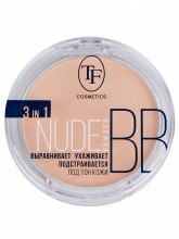 Пудра BB Nude Powder 3в1, тон 04 Suntun beige/Бежевый загар