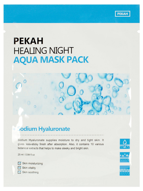 Healing Тканевая маска вечерняя Увлажняющая 25мл от Pekah + 1