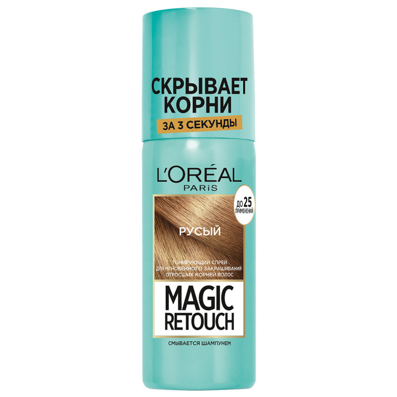 Magic Retouch Тонирующий Спрей, тон 4 русый от L'Oreal Paris + 1