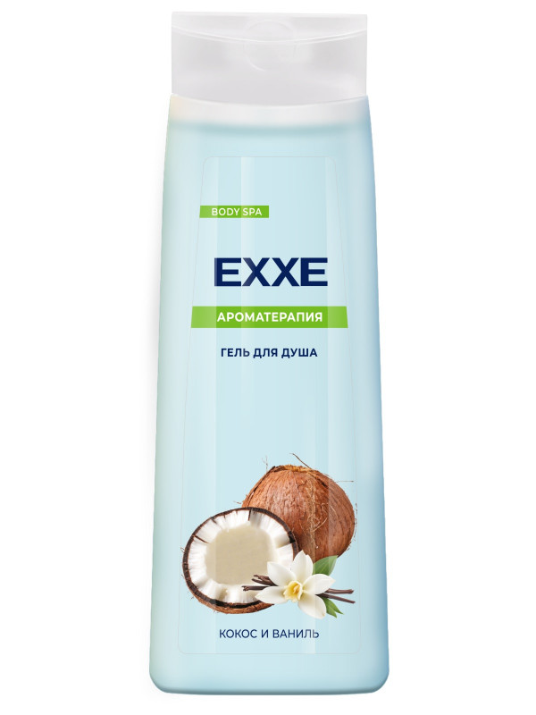 Гель для душа Кокос и ваниль 400мл от EXXE + 1