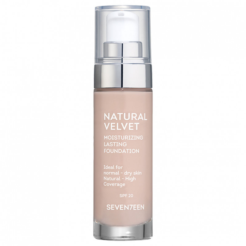 Тональный крем Natural Velvet, тон 03 светлый бежевый 30мл от Seventeen + 1
