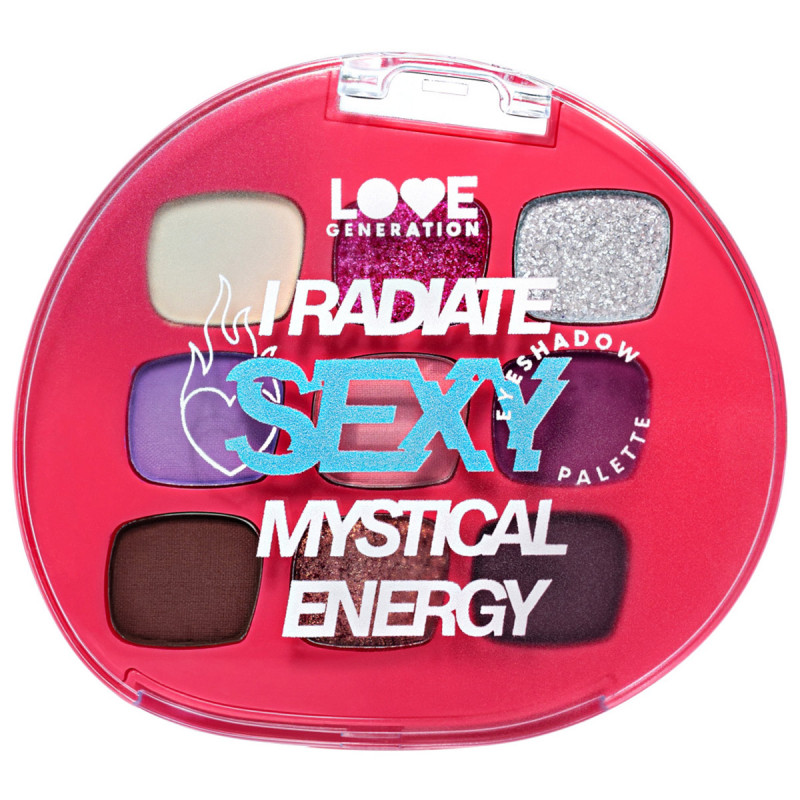 Палетка теней для век I Radiate Sexy Mystical Energy от Love Generation + 1