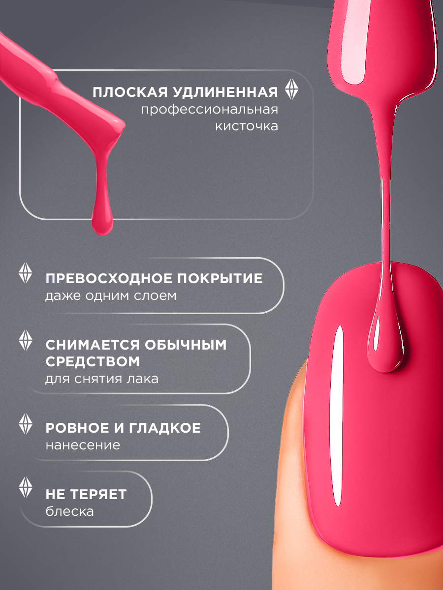 Лак для ногтей, тон 173.50 розовый мак от Anny + 3