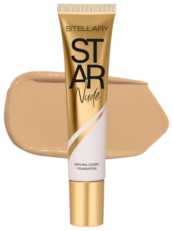 Выравнивающий Тональный крем Star Nude Foundation, тон 04 песочный от Stellary + 1