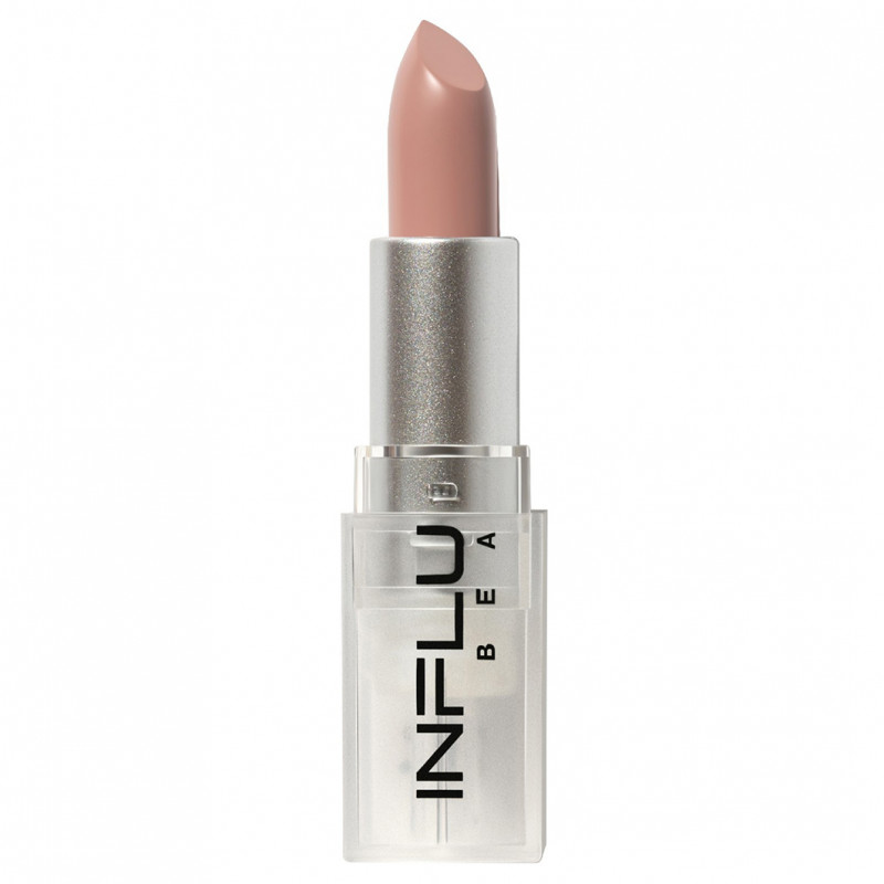 Помада стик для губ, тон 15 светлый холодный розовый нюд от Influence Beauty + 1