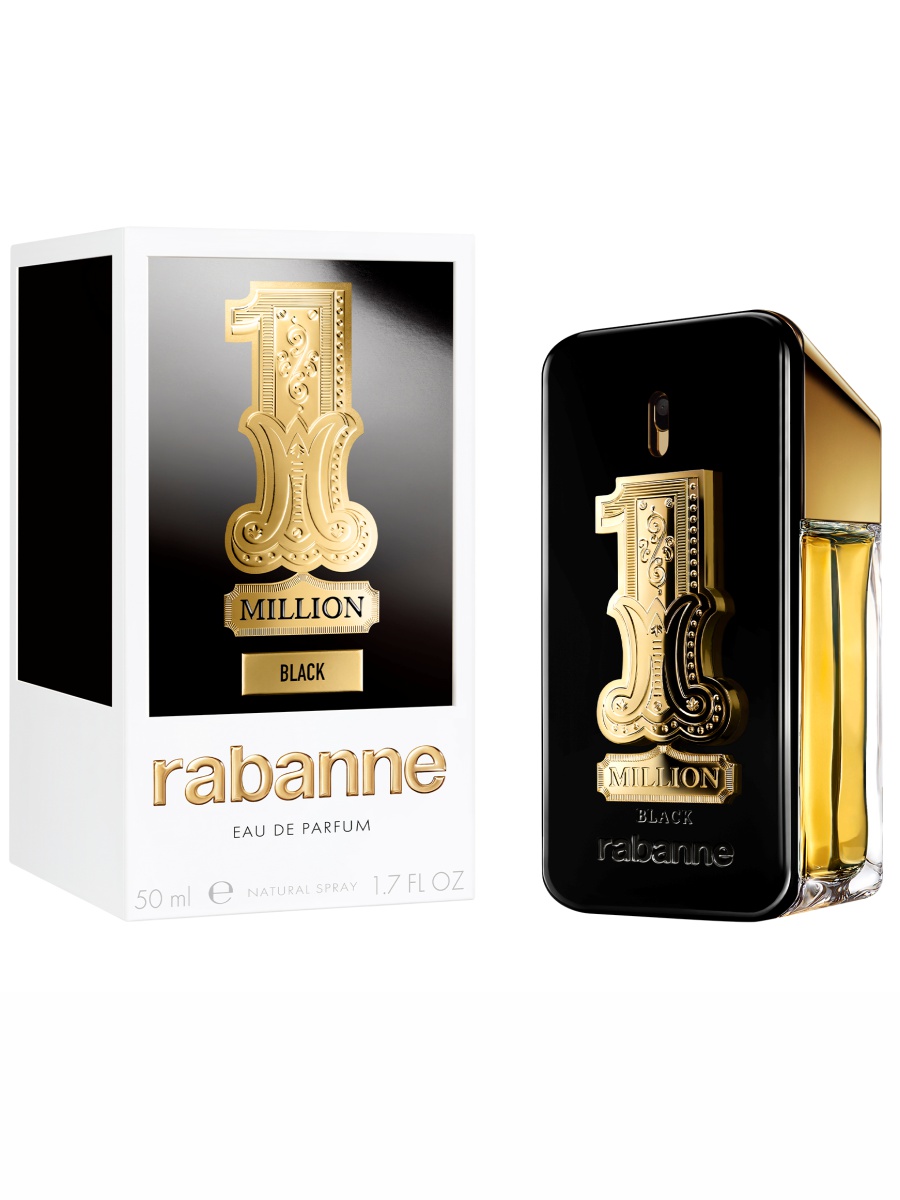 1 Million Black Парфюмерная вода мужская 50мл от rabanne + 2