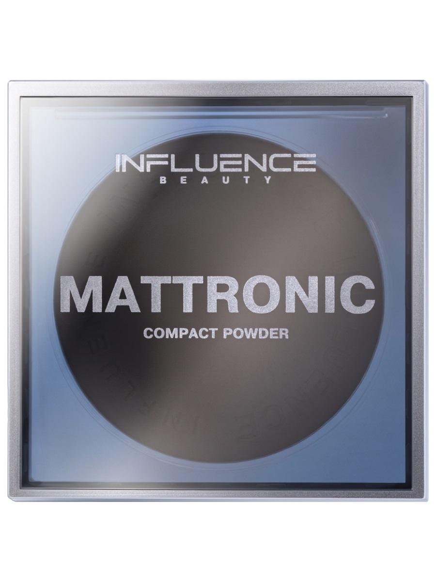 Пудра компактная Mattronic, тон 02 medium light / светло-бежевый от Influence Beauty + 4