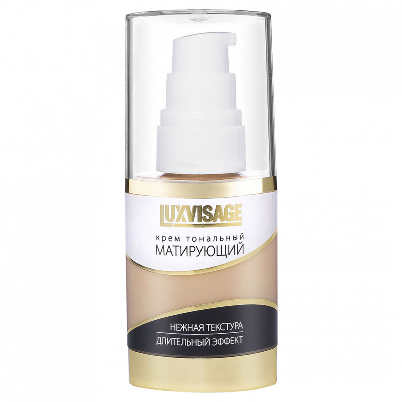 Матирующий Тональный крем, тон 01 фарфоровый от LuxVisage + 1
