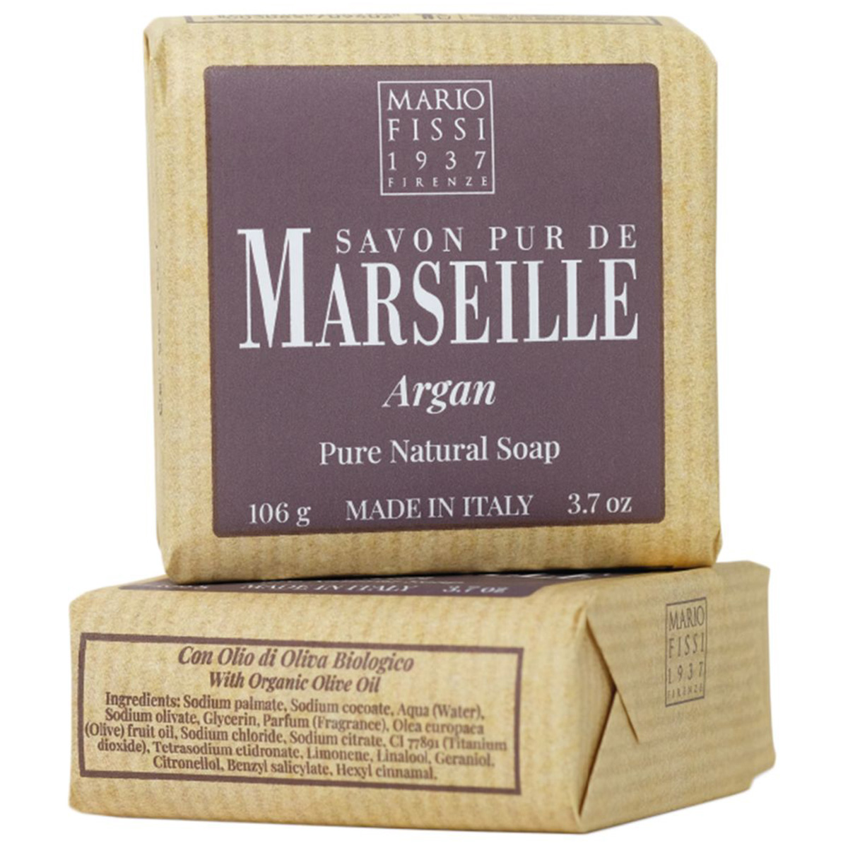 Мыло Масло аргании Argan 106г от Mario Fissi 1937 + 2