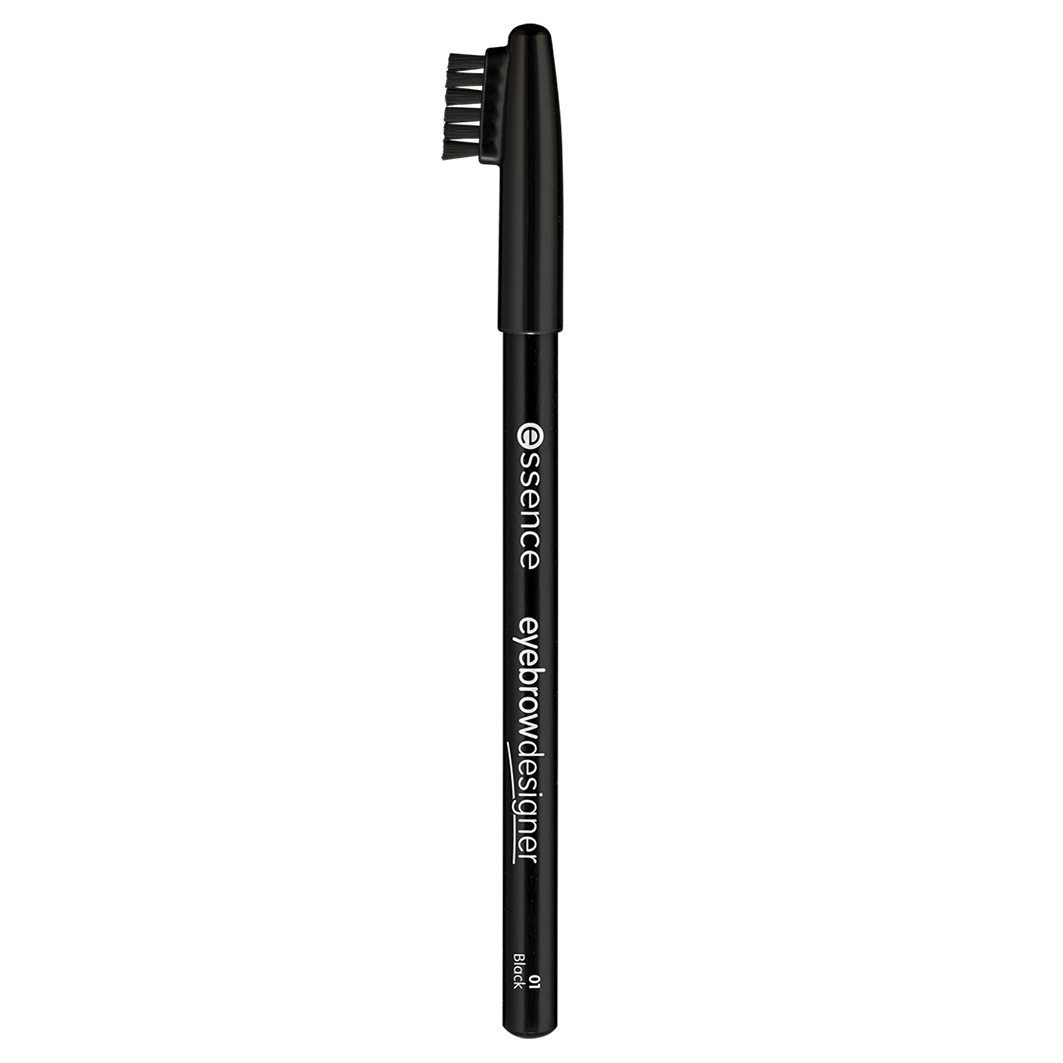 Карандаш для бровей Eyebrow Designer, тон 01 black/черный от Essence + 2