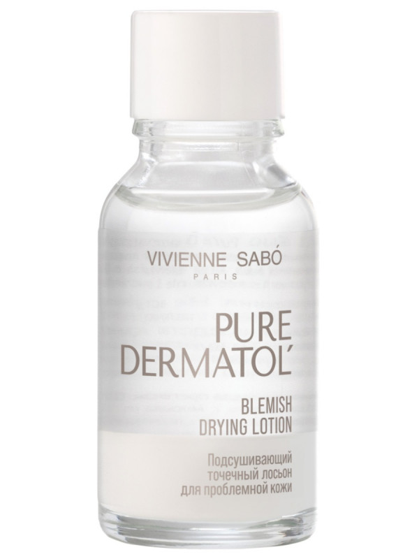 Pure Dermatol' Подсушивающий точечный Лосьон для проблемной кожи 15мл от Vivienne Sabo + 1