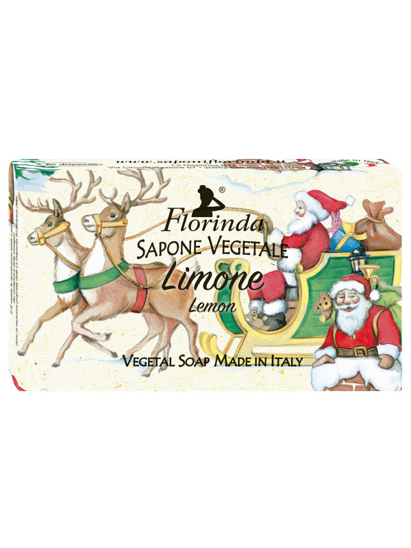 Мыло Счастливого Рождества Лимон Limone 100г от Florinda + 1