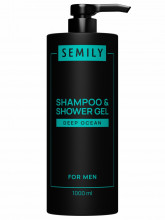 for Men Шампунь-гель для душа 3в1 Shampoo & Shower Gel Deep Ocean 1000мл
