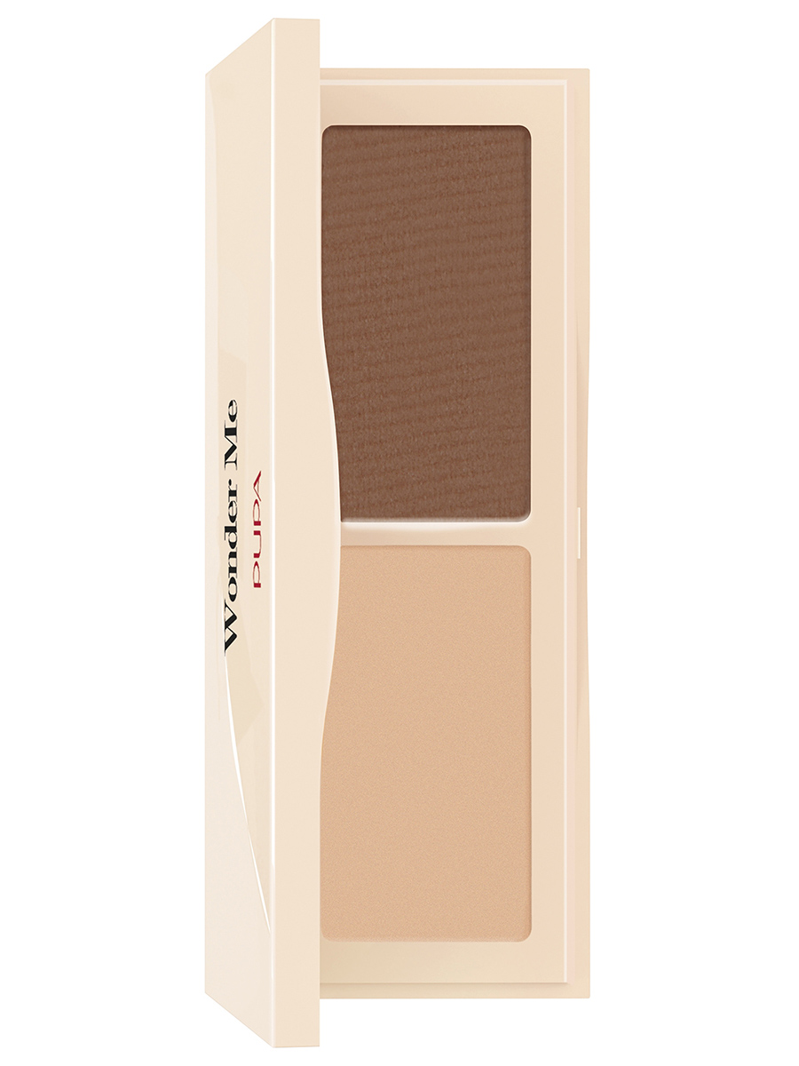 Палетка для лица контурирующая Wonder Me, тон 002 medium / dark skin от Pupa + 2