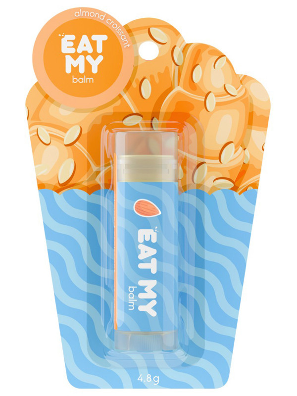 Бальзам для губ Миндальный круассан 4,8г от Eat My + 1