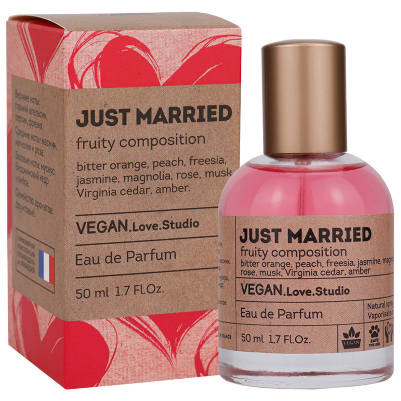 Парфюмерная вода женская Just Married 50мл от VEGAN.Love.Studio + 1