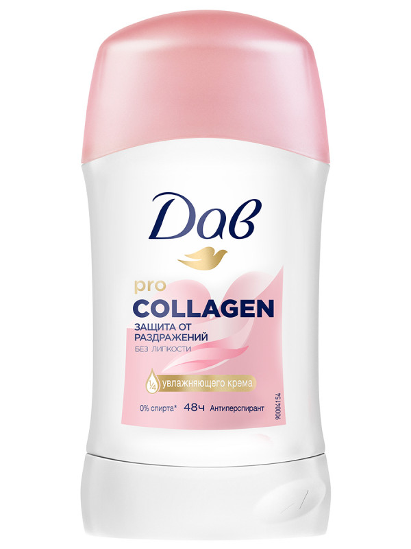 Дезодорант антиперспирант стик Pro-Collagen 40мл от Дав + 1