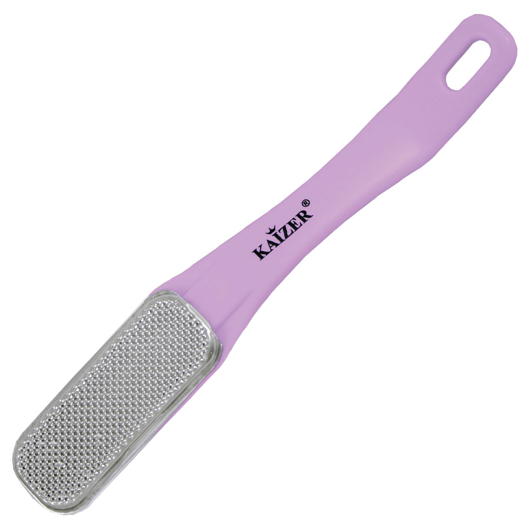 Терка педикюрная металлическая 1шт цвет микс от Kaizer + 2