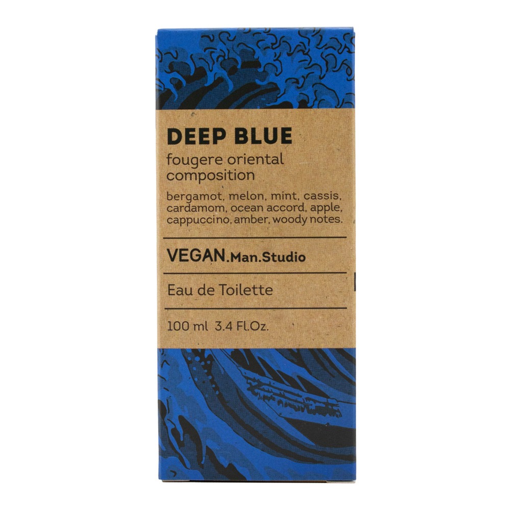 Туалетная вода мужская Deep Blue 100мл от VEGAN.Man.Studio + 2