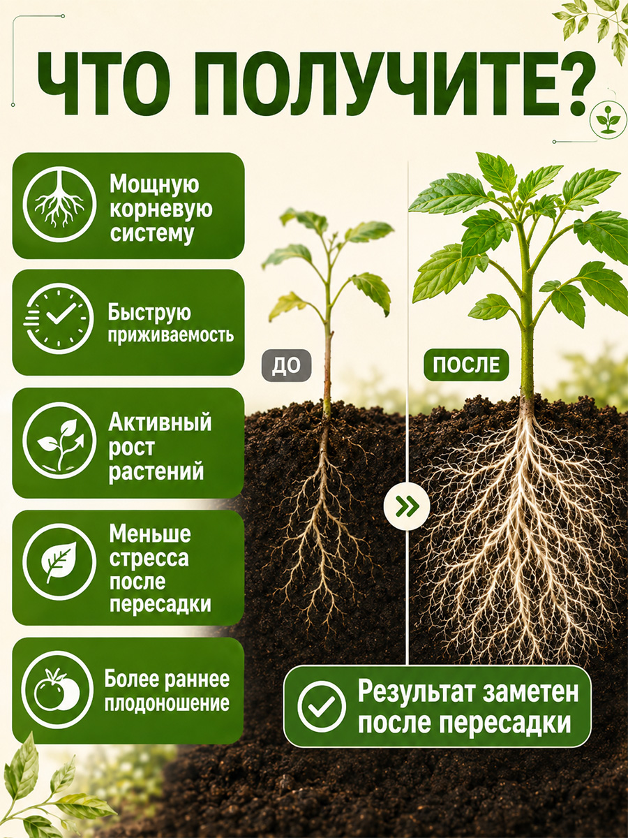 Двойной эффект для рассады (Корневин 5г + Этамон 5г) от МосАгро + 6