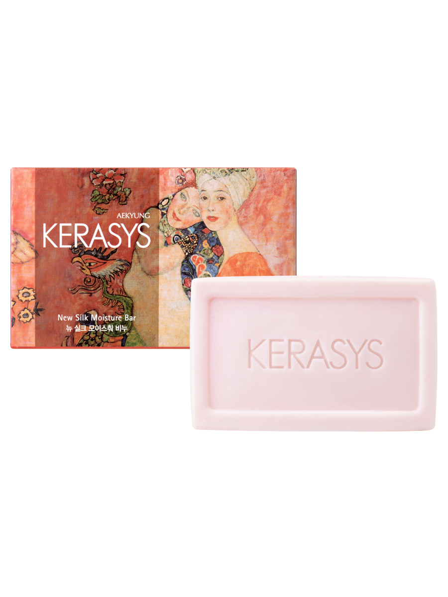 Body Care Мыло косметическое Silk Moisture 100г  от Kerasys + 8