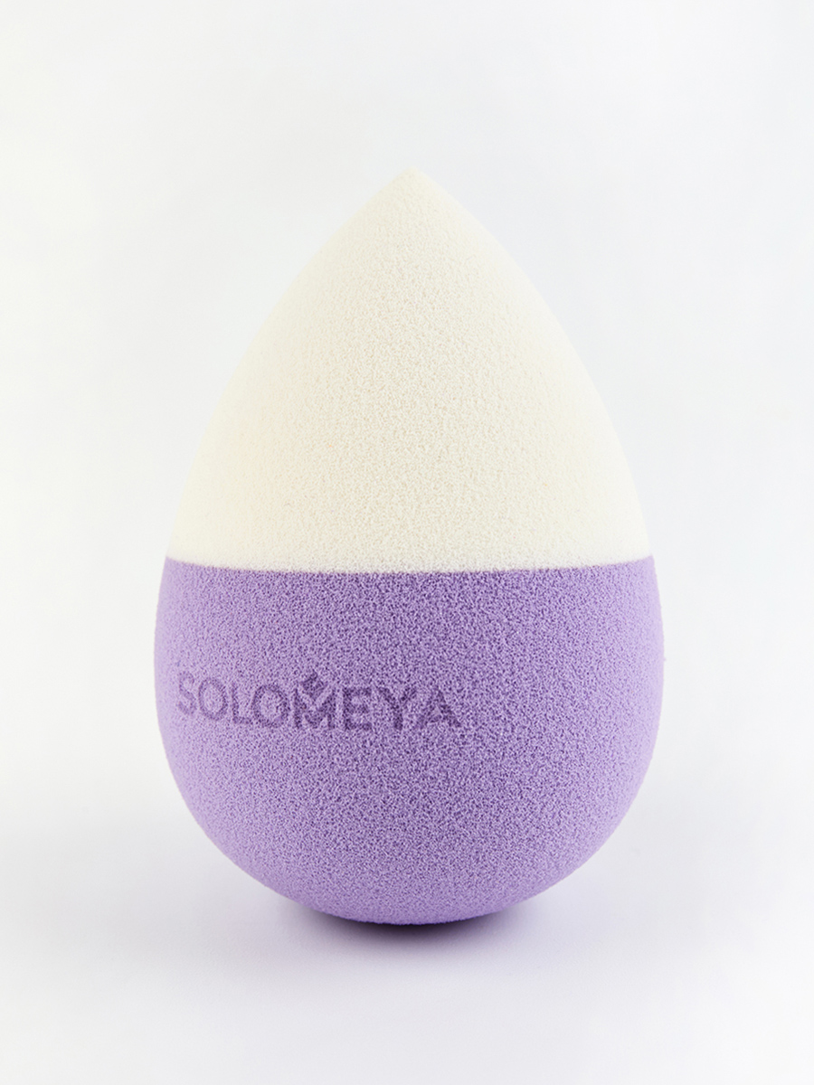Спонж для макияжа Капля Viola&Cream Drop Blending Sponge 1шт от Solomeya + 4