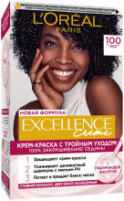 Excellence Стойкая Крем-краска, тон 100 Черный