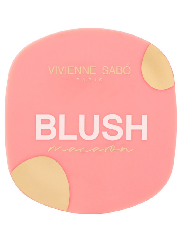 Матовые Румяна для лица Macaron, тон 02 холодный розовый от Vivienne Sabo + 1