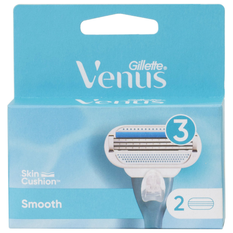 Сменные кассеты Venus Smooth 2шт от Gillette + 1
