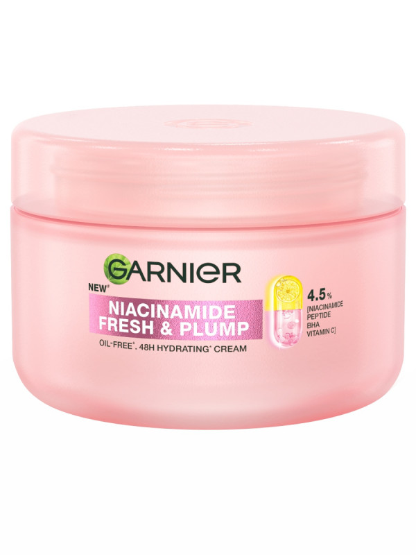 Крем-сорбет увлажняющий Niacinamide для упругости кожи 90мл от Garnier + 1