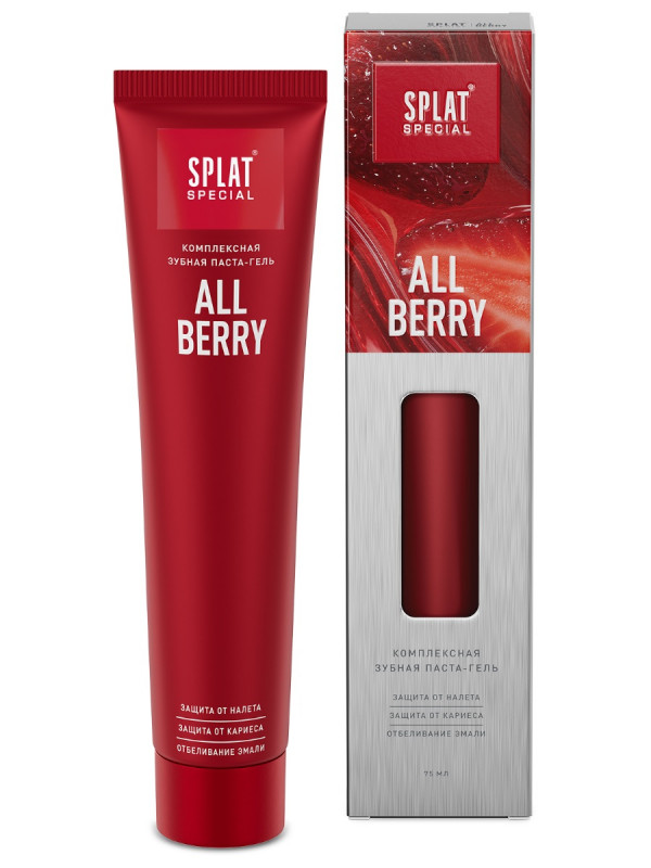 Special Зубная паста-гель комплексная Allberry 75мл от Splat + 1