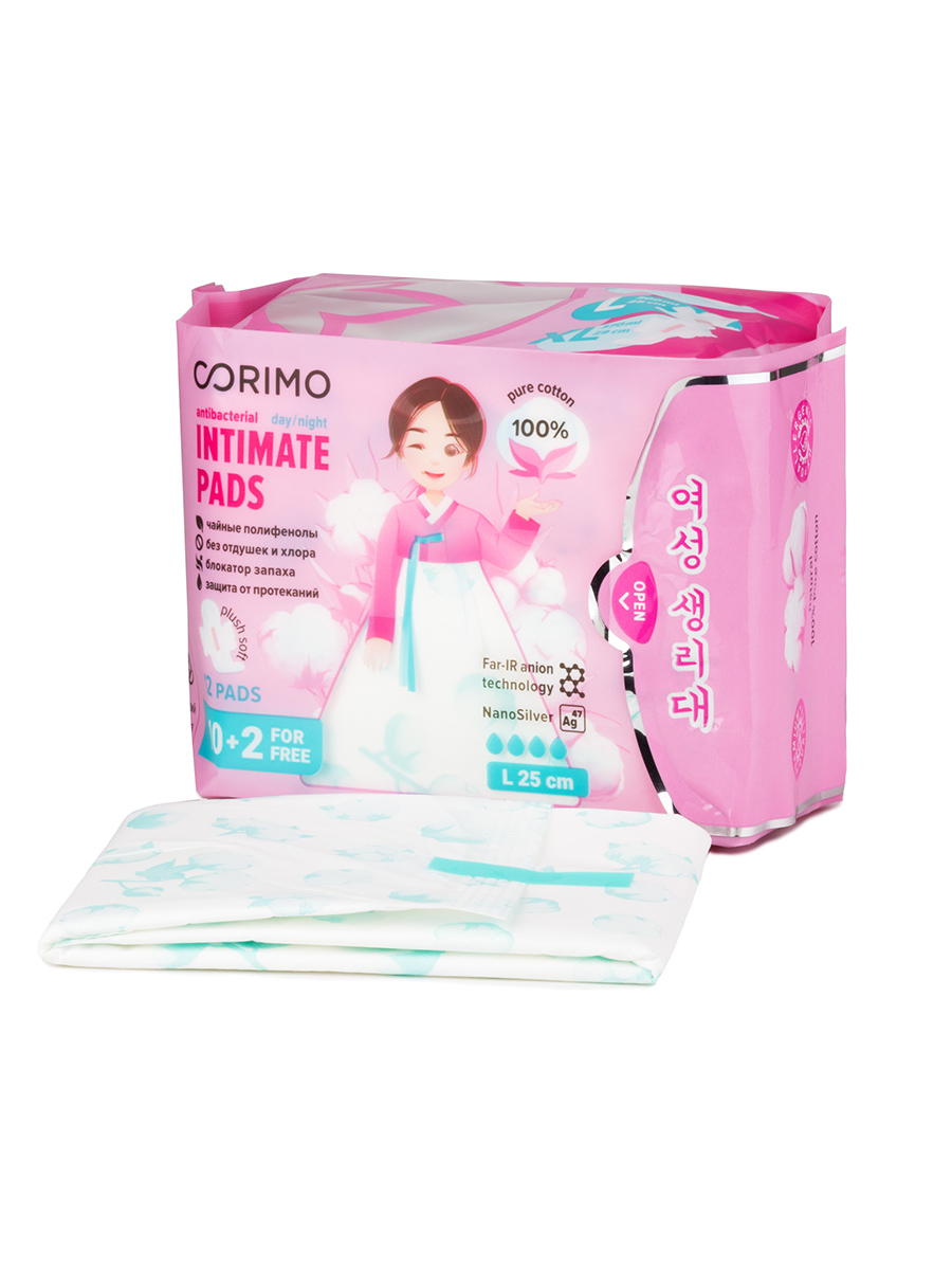 Прокладки впитывающие Soft (L-25 сm) 12шт от Corimo + 3