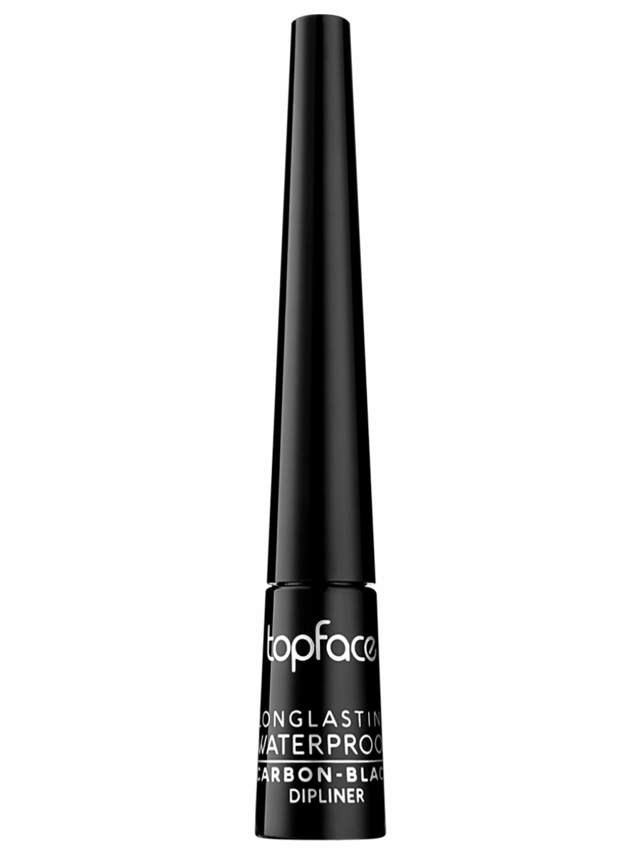 Подводка для глаз водостойкая Longlasting Waterproof Carbon-Black Dipliner черная от TopFace + 3