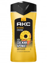 На пляже Гель 3в1 для душа, умывания и шампунь Тропический микс и дерзкая клюква 250мл